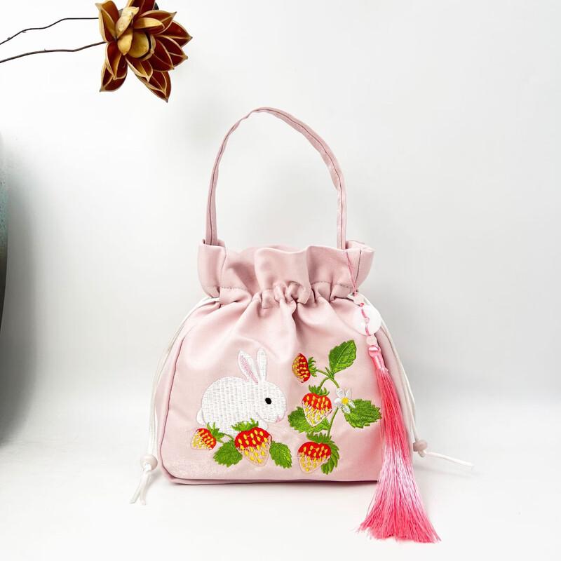 REWELL Embroidered Hanfu Style Crossbody Bag with Tassel