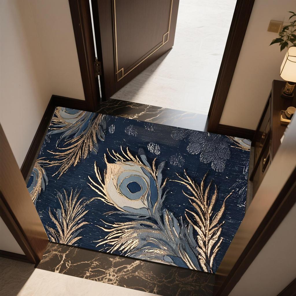 Chinese Retro Entrance Door Mat Dirt Resistant and Easy To Maintain Entrance Mat Anti Slip Carpet