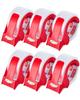 VEVOR Clear Packing Tape, 3 Inches Core, 6 Rolls 1.88 Inches X 65 Yards Packing Tape with Dispenser