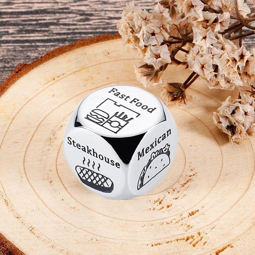 1pc Take Out Dice Date Night Dice for Couples Funny Anniversary Food Cube Game Husband Wife