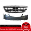 Modified AMG Large Body Kit Front Bumper Grille for S65 S63