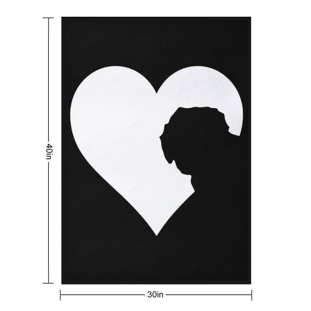 The Heart of the Labradoodle Lover Throw Blanket Beach Sofas for sofa Shaggy Blankets