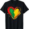 African Heart Black History Month African American TShirt