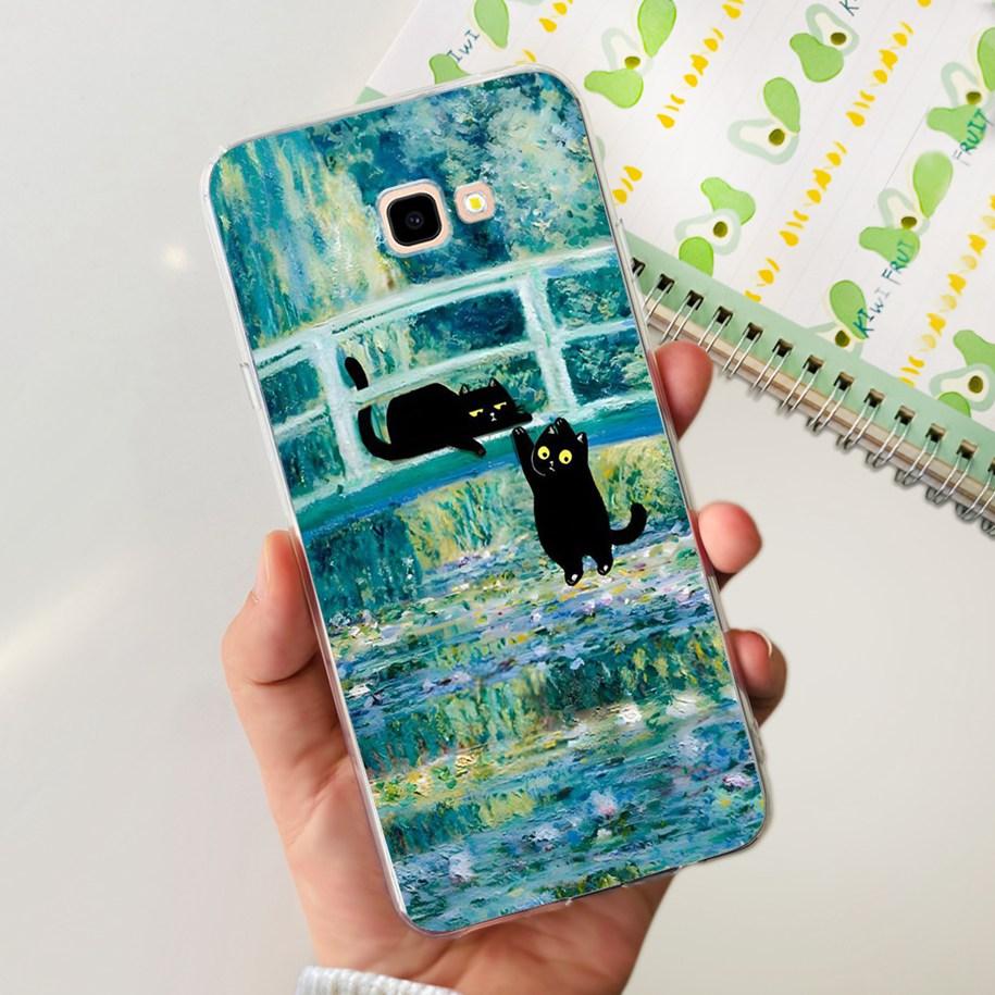 For Samsung Galaxy J4 Plus 2018 Phone Case Fashion Flower Soft Silicone Cover For Samsung J4 J 4 Plus 2018 J4+ J415F J4Plus Capa
