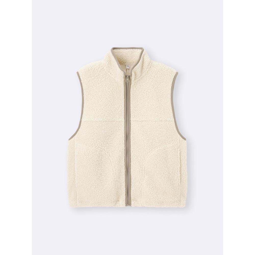 GU by Uniqlo Boa Fleece Vest +x