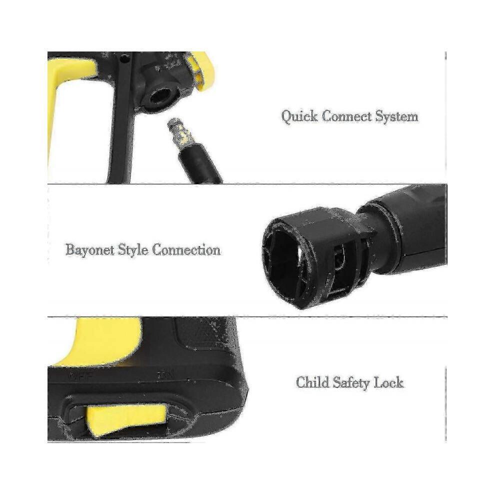 Karcher K2 - K7 Replacement High - Pressure Spray Gun with Quick Connect Brass Nozzle & Lance