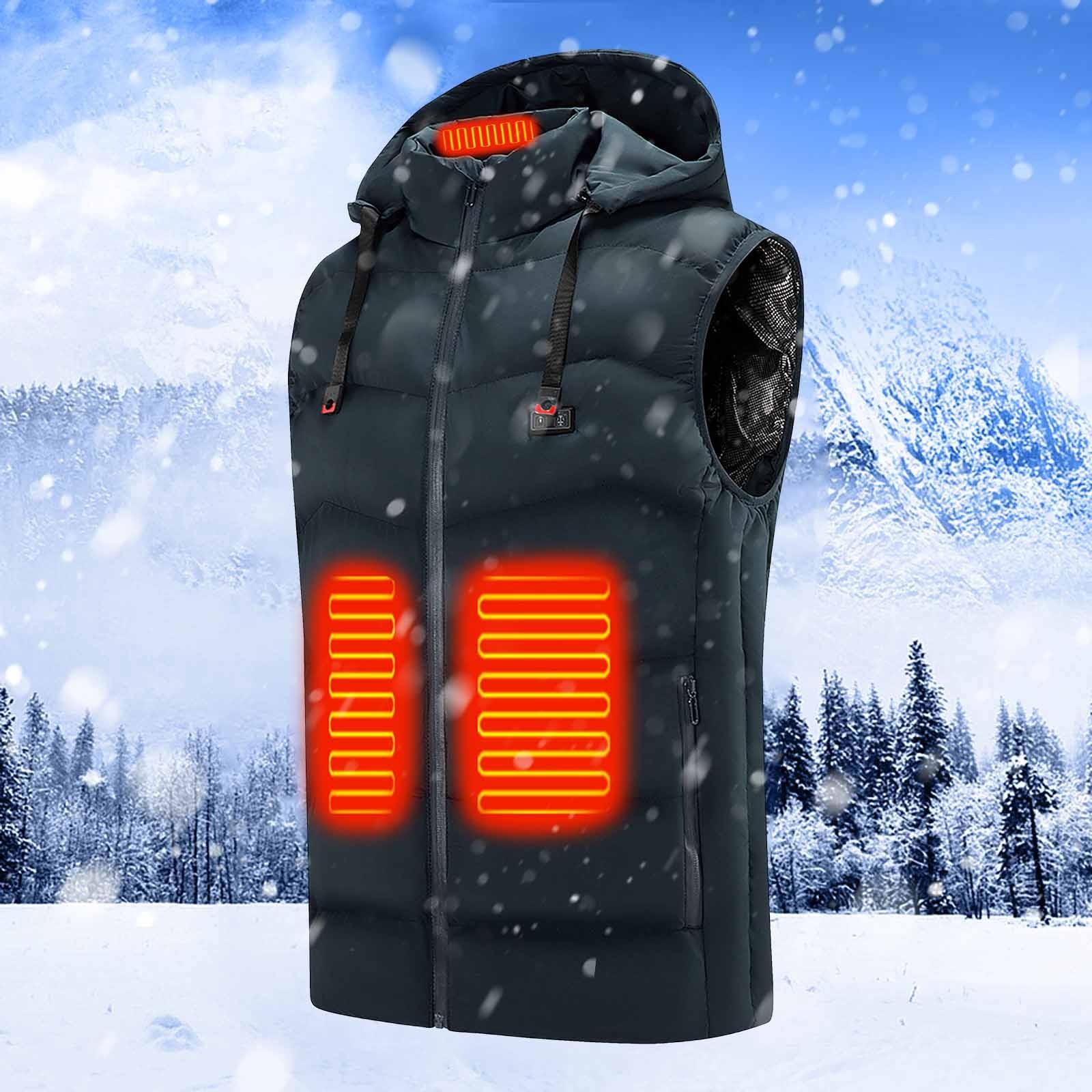 

Контроль 9 Нагревательный жилет Постоянная температура Интеллектуальный жилет с электроподогревом S синий