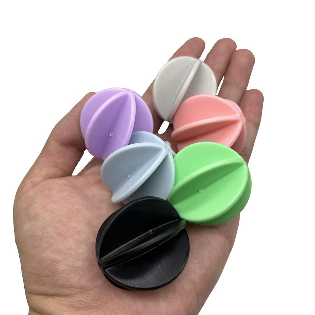 6Pcs Multicolor Protein Shaker Balls for Smooth Mixing In Shake Bottles Random Color Plastic Blending Balls