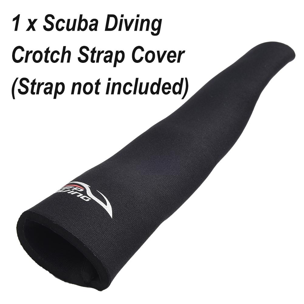 Scuba Diving Crotch Strap Cover Webbing Soft Pad Sleeve  For BCD Drysuit Harness