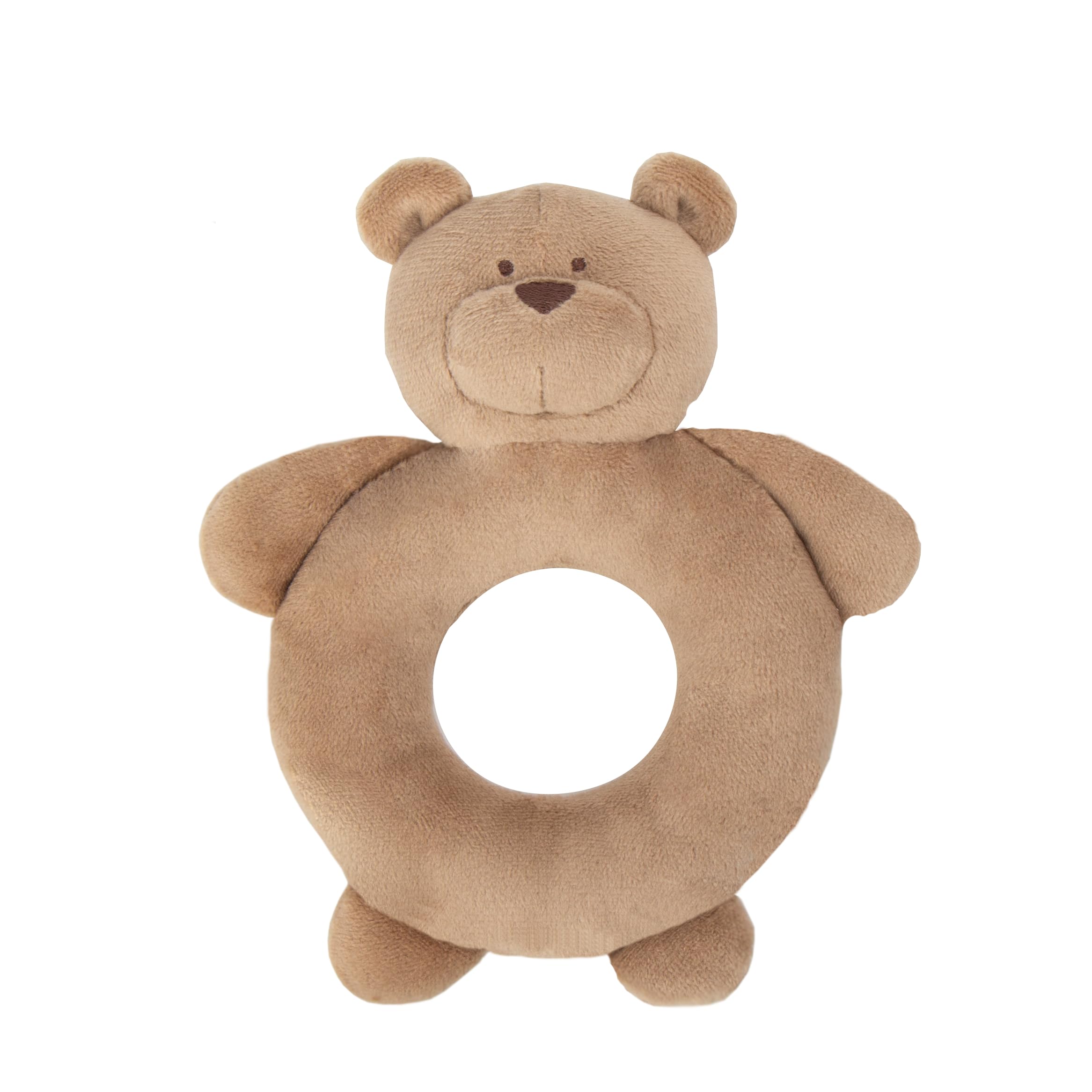 

DEIGO (Deego) Rattle, Baby Shower Gift, Ring Rattle, Moobear Brown #5700