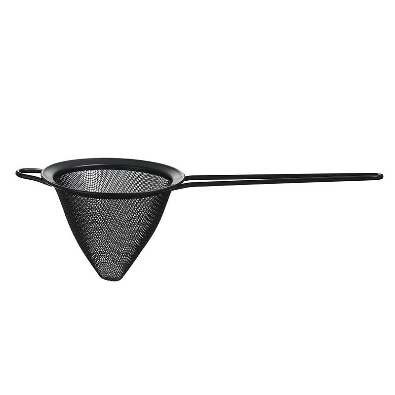 Colino per Cocktail a Maglia Fine in Acciaio Inossidabile Colino Conico Rete Premium Colino a Cono per Cocktail