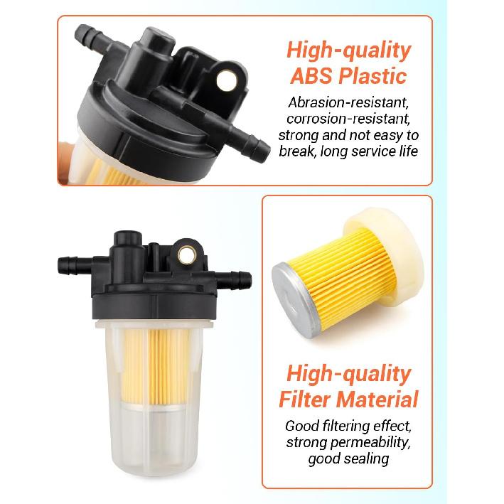 Kraftstofffilter-Baugruppe Passend für Kubota L-Serie B-Serie M-Serie und Passend für RTV-Traktor Ersetzt PF9911 33830 6A320-58862 6A320-58860 6A320-59912 mit