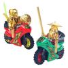 Movie Action Gold Mini Figures With Motorcycle Building Blocks Toys Bricks Model Boys Kids Christmas Gifts