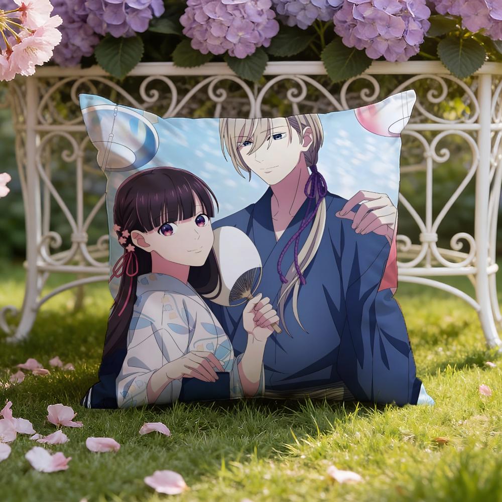 Anime My H-Happy M-Marriage Cushion Cover Home & Car Dual-Scene Pillow Cover: Reversible for Premium Comfort