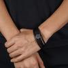 Men's Stylish Cross Hexagram Multi-layer Leather Bracelet