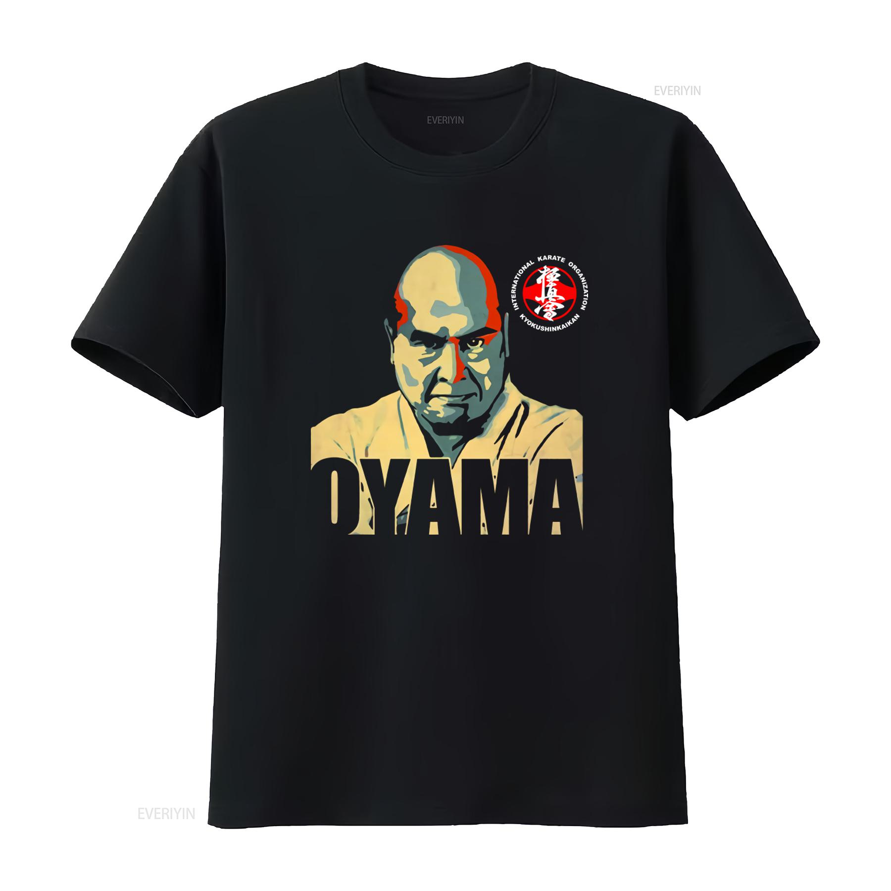 

Master Masutatsu Oyama Kyokushin Karate Founder T shirt for Men and Women vintage Washed graphic Top For Everyday Wear homme 4XL