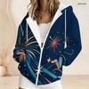 Women Plus Size Zip Up Hoodie Long Sleeve Loose Soft Casual Hooded Sweatshirt