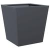 Vidaxl Donice Ogrodowe, 2 Szt., Antracytowe, 40X40X40 Cm, Stalowe