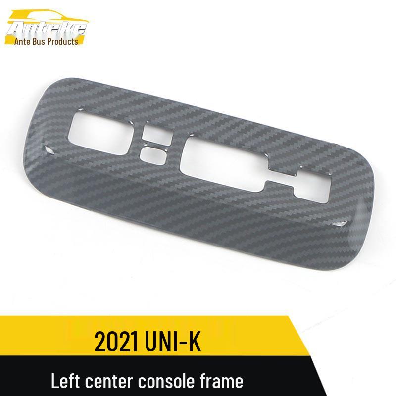 UNI-K Mittelkonsolen-Dekorrahmen - Galvanisierter Getränkehalter & Glitzer-Aufkleber für Schalthebel für 21 Modelle