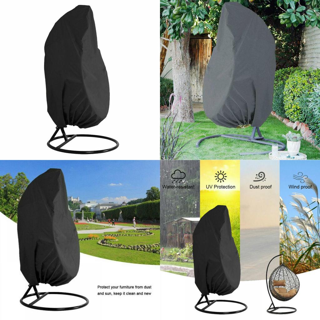 Uv Resistant Outdoor Hanging Swing Chair Cover For Egg Garden Furniture