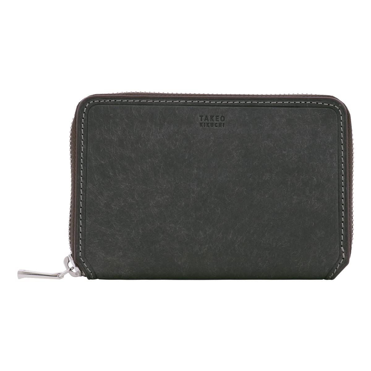 

Takeo Kikuchi Men s Margo II Bifold Wallet with Round Zipper, Genuine Leather, Medium Size, Black (Product Code: 780614)
