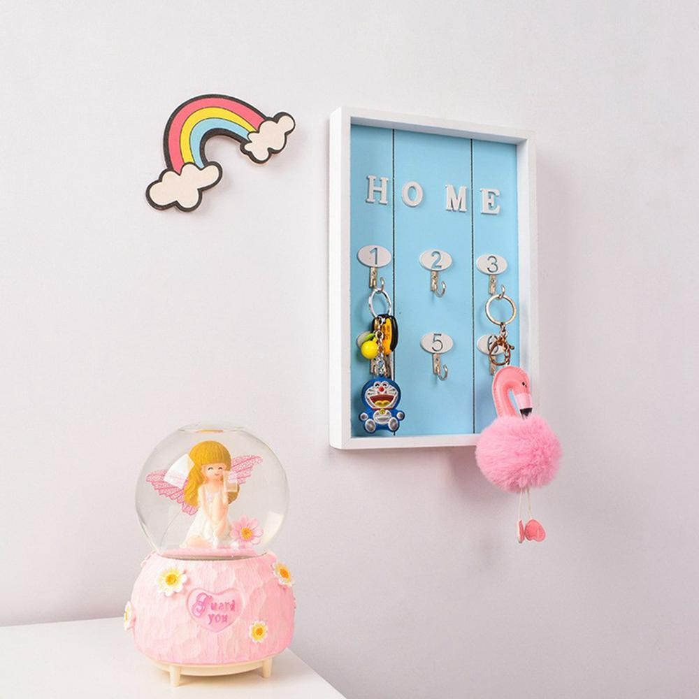 Creative Wall-Mounted Key Jewelry Hanging Holder Organizer Entryway Decorative Storage Rack