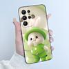 For Oukitel C1 Case Oukitel C1 Pro Cover Luxury Cute Love Rabbit Funny Pattern Black TPU Soft Silicone Protective Phone Case