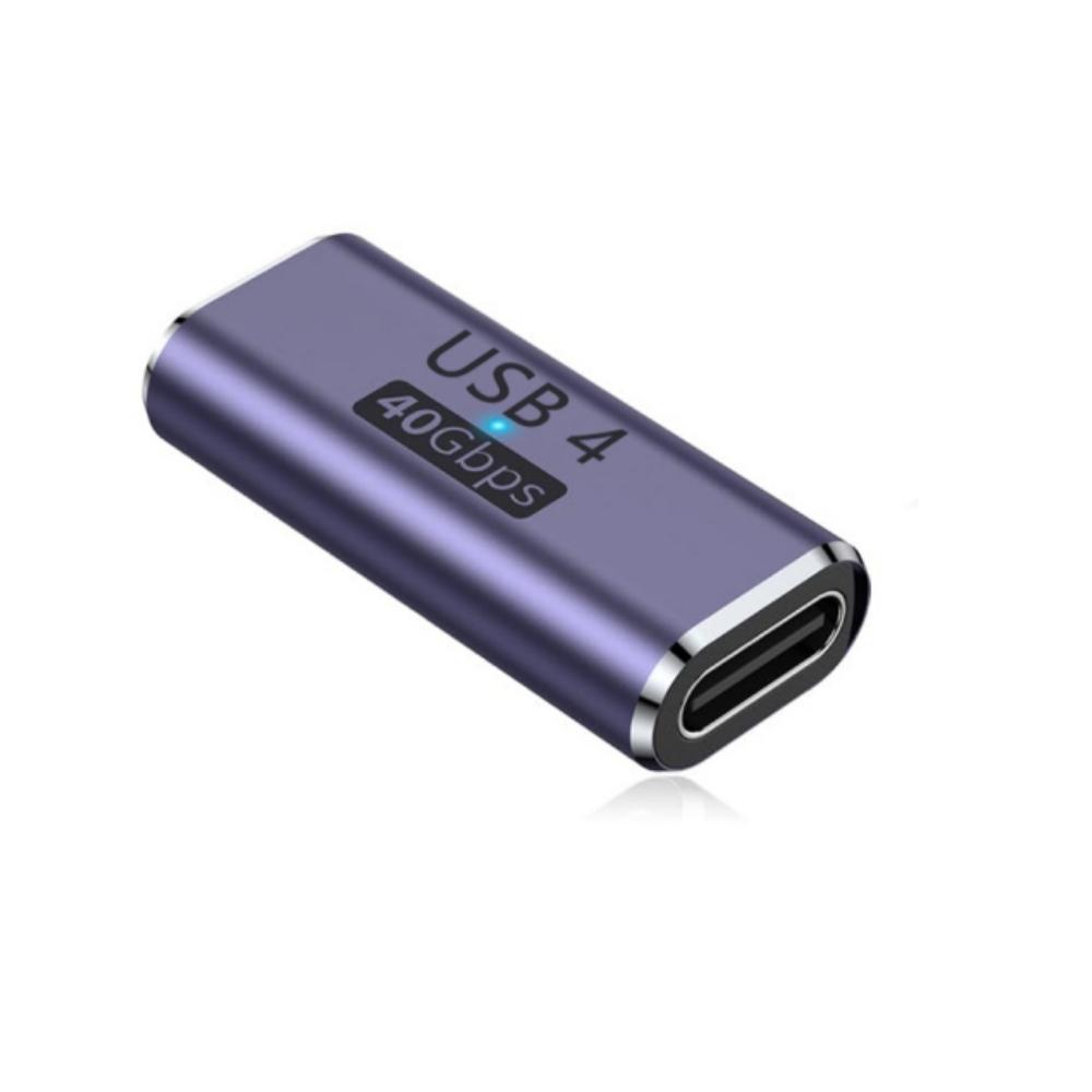 1/2pcs 240W USB C Coupler USB Type C Female to Female Adapter Extender for Thunderbolt 4/3 Support up to 240W Charging 40Gbps