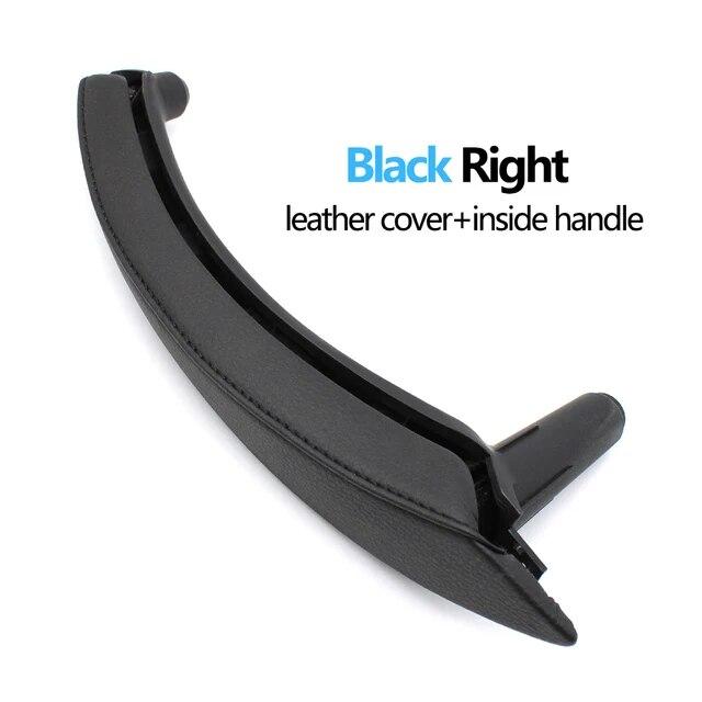 LHD RHD Interior Passenger Doors Pull Handle with Leather Outer Cover For BMW X5 X6 E70 E71 E72