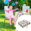 Quadratische Sitzerhöhungen Esszimmerstuhl Waschbare Dicke Erhöhende Kissen für Kinder Baby Kleinkind Hochstuhlauflage