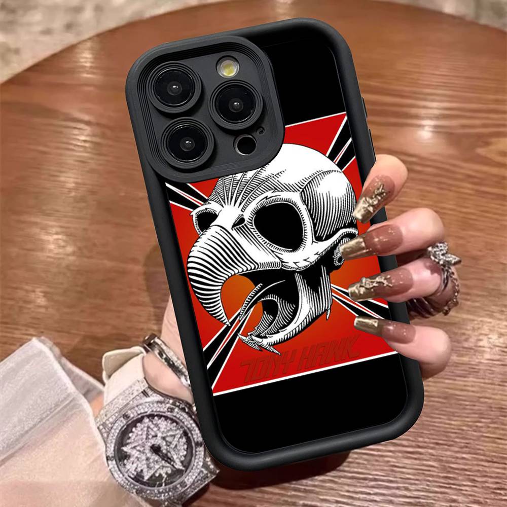 Brand P-Powell P-Peralta Fashion Phone Case For IPhone 11 12 13 16 15 17 14 Pro Max Soft Funda Silicone Cover