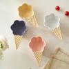 Creative Cute Dessert Bowl Internet Celebrity Ice Cream Cup Ceramic Handle Fruit Bowl Ice Cream Bowl