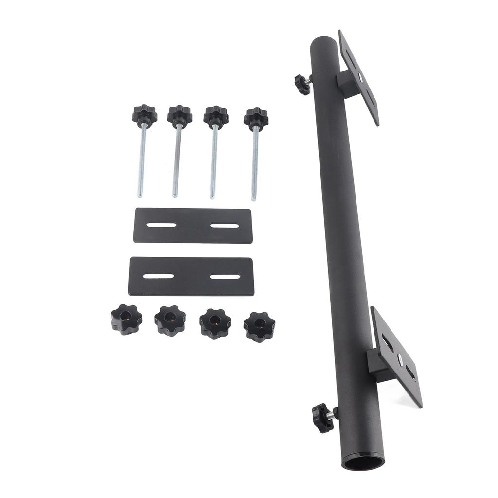 Patio Umbrella Holder Stand Waterproof Deck Sun Umbrella Clamp Mount for Most Wooden Iron Deck Rail