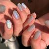 Aurora Cat Eye Press-On Nails - Solid Color, Wearable Manicure Tips