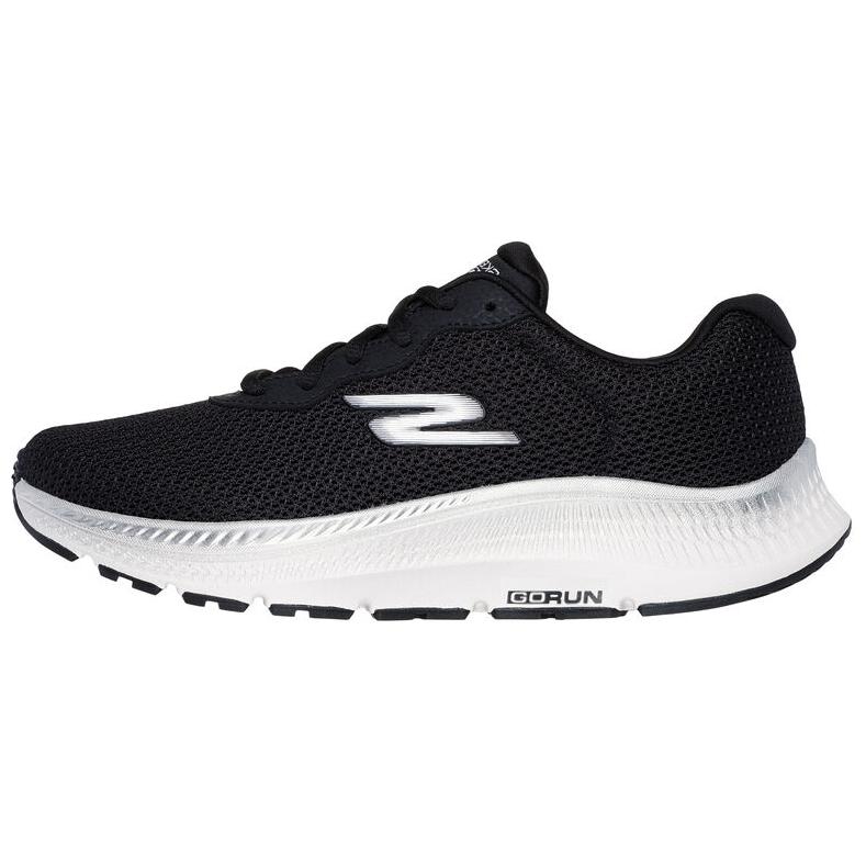 Skechers Go Run Consistent 2.0 Women Black Low Top Casual Shoes Comfortable 128621-BKSL 38