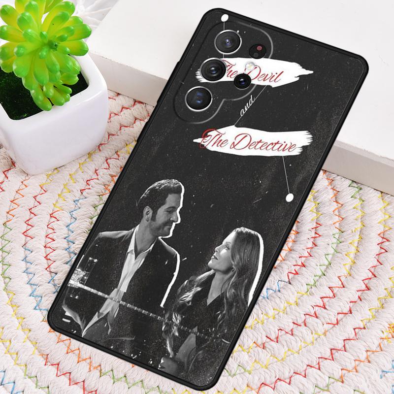 TV Series Lucifer TPU Phone Case For Samsung Galaxy Note 10 Pro S26 S25 S24 S23 S22 Ultra Plus S21 FE S20 Shockproof Cover