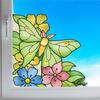 Double-Sided Adhesive Butterfly Window Corner Sticker - Transparent Decorative Film