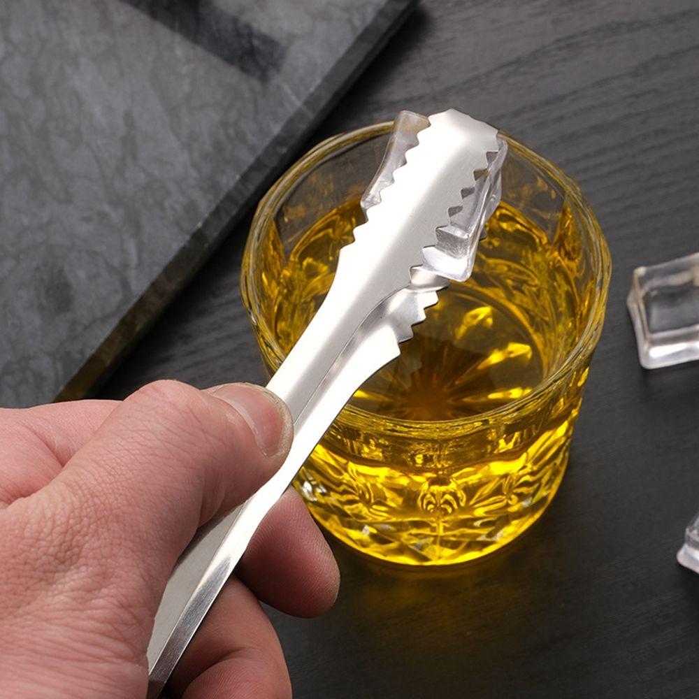 Non-Stick For Barbecue Party Bar With Teeth Bar Ice Tongs Bread Clamp Serving Tongs Kitchen Tool