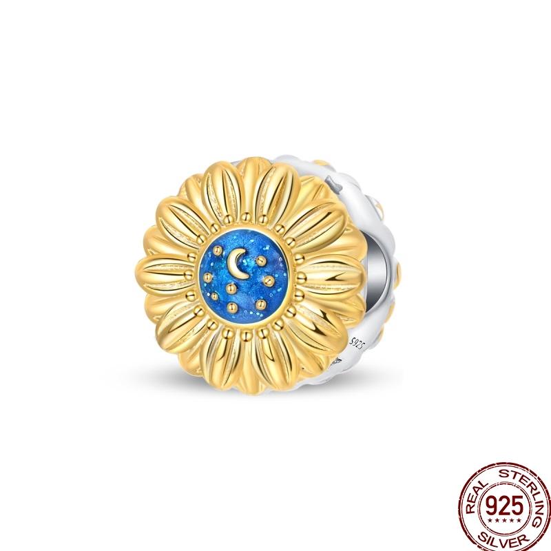 

New Copper Autumn Golden Charms Maple Leaf Squirrel Pumpkin Deer Beads Fit 3Mm Original Bracelet Diy Jewelry Gifts