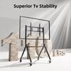 Mobile Rolling TV Stand for 32-65 Inch LCD LED OLED Screens,Portable TV Stand On Wheels,Height Adjustable TV Cart VESA 600*500mm