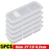Refrigerator Freezing Organizer Square Storage Box Reusable Food Container Fruit Vegetables Storage Box Kitchen Storage Supplies