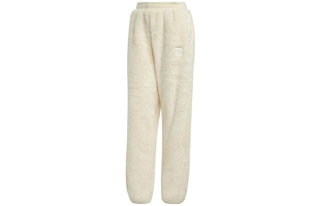 Adidas Originals Knitted Sweatpants Women s Ecru Moderate Cuffed Pants IC2256 M