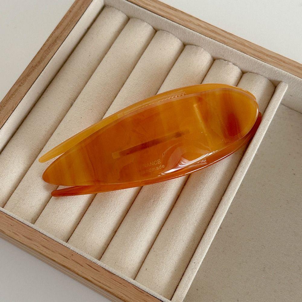 Elegant Acetic Acid Duckclip Hair Accessories Kroean Style Barrettes Leopard Hair Clip Daily