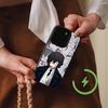 Anime O-Oshi No K-Ko Magnetic Wireless Charge Phone Case For IPhone 14 13 12 11 15 16 17 Pro Max Magnetic Cover