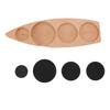 Wooden Coffee Tamper Holder Coffee Tamper Mat Stand Coffee Maker Support Storage Base Beech Small for 51mm 2.0in 53mm