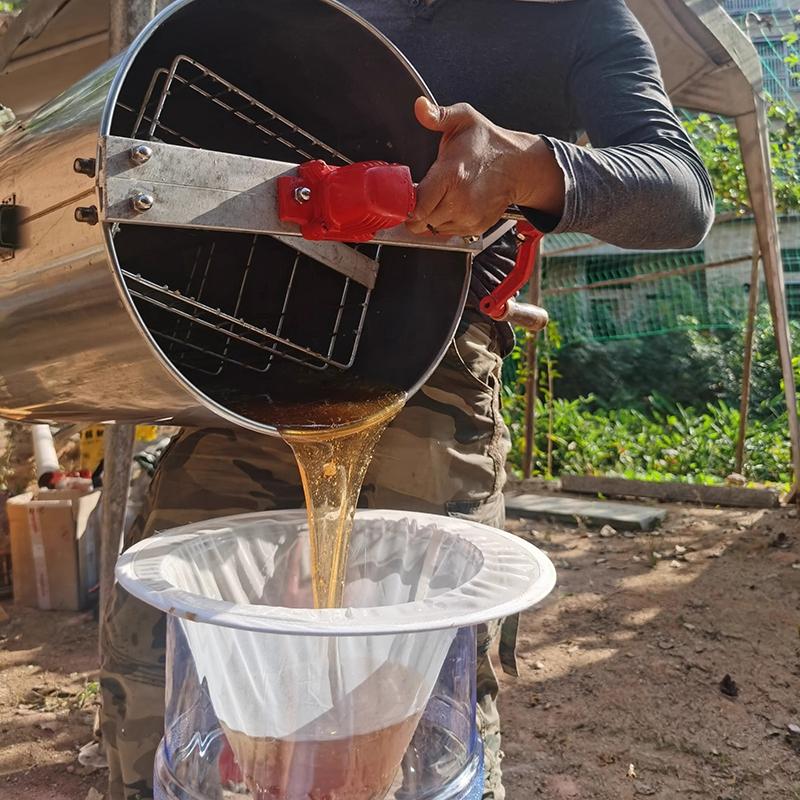 Včelí med Filtr Přesévací síto Sítko Nálevkovitá nylonová filtrační síť na nečistoty Včelařské speciální nástroje 1 ks