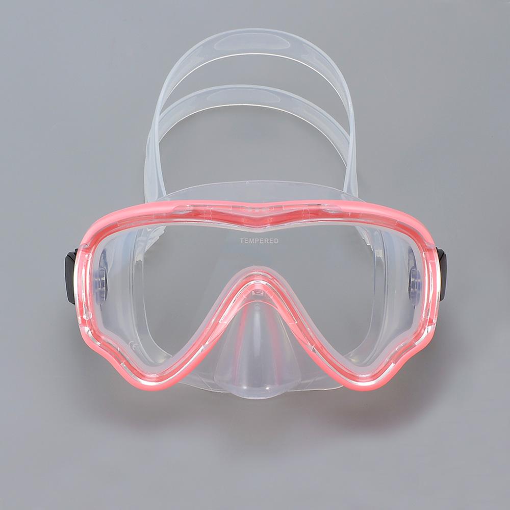 Professional Kids Snorkel Swim Mask Child Diving Mask Anti-Fog Swimming Goggles With Nose Cover For Snorkeling Swimming Training