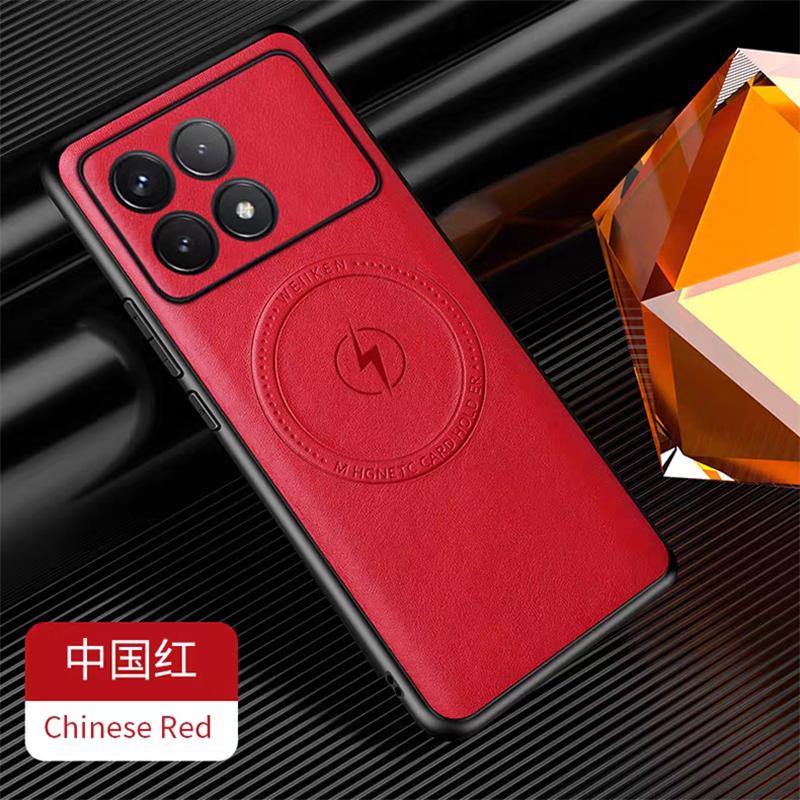 Luxury Premium Leather Case for Xiaomi POCO 7 Ultra Pro Business Cover for Xiaomi POCO F6 F5 Pro Magnetic Charging Back Fundas