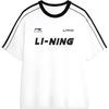 Li Ning Letter Loose Comfortable Casual Short Sleeve T-Shirt Unisex Tops White AHSU657-1(TEAM702-3.4.15)
