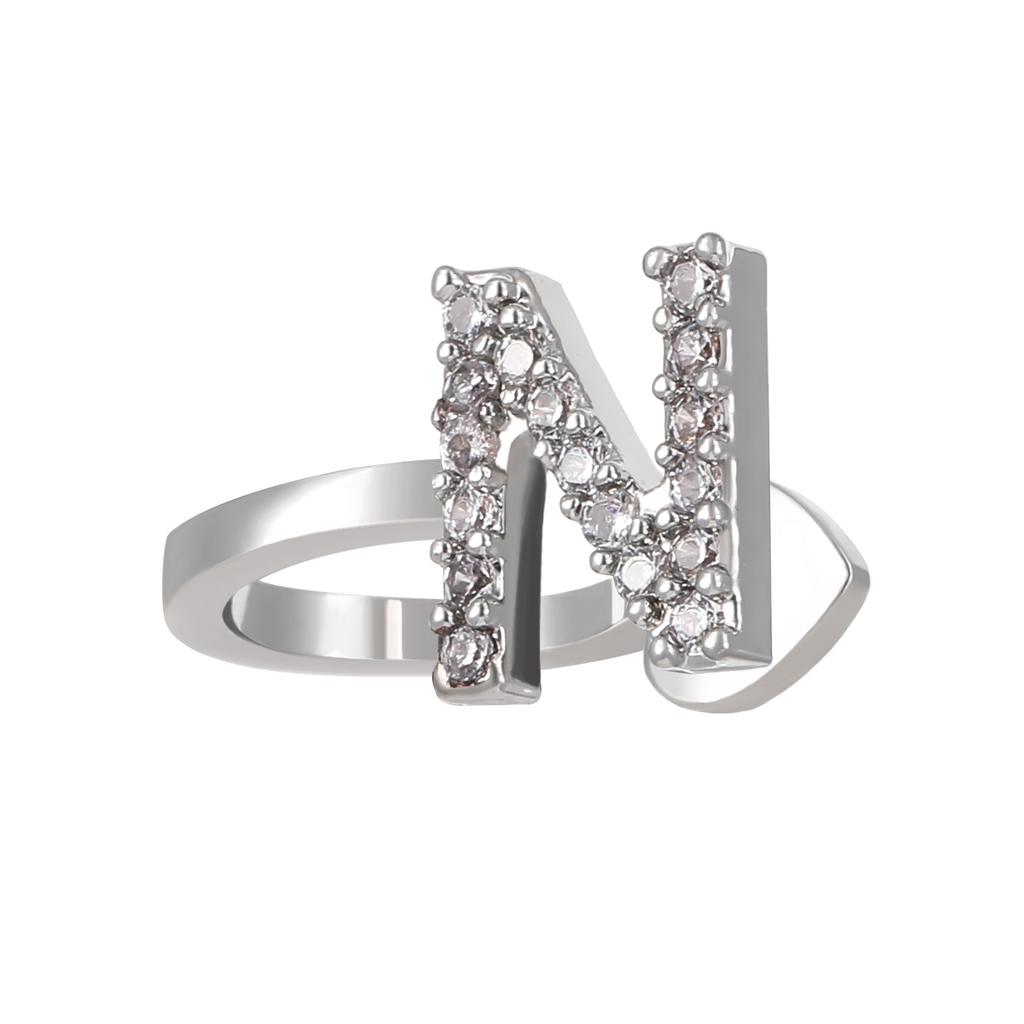 Advanced Temperament 26 English Letter Ear Clip Simple U No Ear Hole Earrings For Women